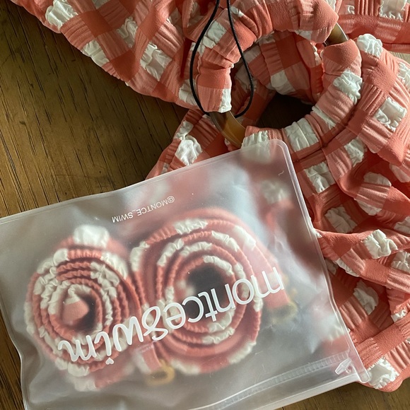 Montce shrimp gingham NWT - Picture 3 of 7